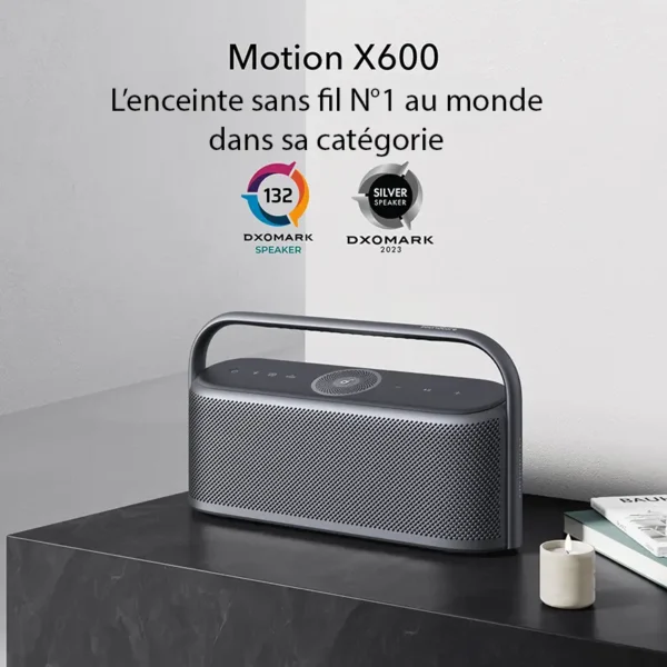 Motion X600 – Classée Meilleure Enceinte Bluetooth au Monde - fingodor.com Enceinte Bluetooth Motion X600, classée meilleure enceinte sans fil selon DXOMARK.