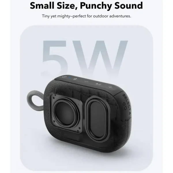 Anker Soundcore Select 4 Go – Haut-parleur Bluetooth 5W ultra-portable - fingodor.com Haut-parleur Bluetooth Anker Soundcore Select 4 Go – Son puissant 5W avec radiateurs passifs.