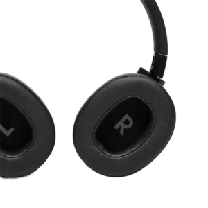 Vue intérieure du casque JBL TUNE 710BT avec marquage gauche et droit.