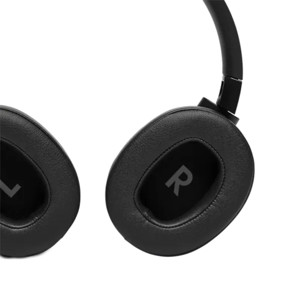 Casque JBL TUNE 710BT - Marquage des oreillettes. - fingodor.com Vue intérieure du casque JBL TUNE 710BT avec marquage gauche et droit.