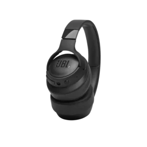 Casque JBL TUNE 710BT noir avec logo JBL visible.