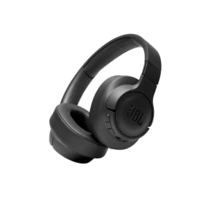 Casque JBL TUNE 710BT noir avec boutons de commande visibles.