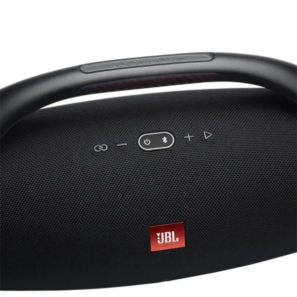 JBL Boombox 2 - Poignée pratique - fingodor.com Poignée ergonomique et boutons de la JBL Boombox 2
