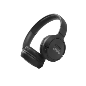 Casque JBL Tune 510BT noir vu sous un angle