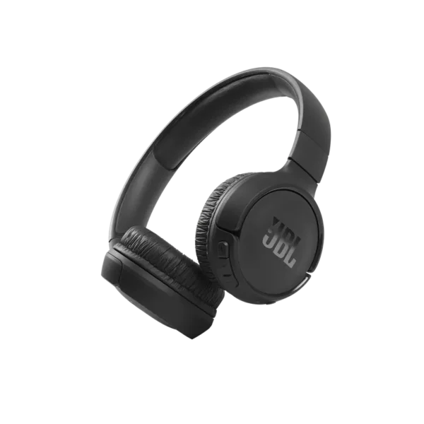 JBL Tune 510BT - Vue de côté du casque noir - fingodor.com Casque JBL Tune 510BT noir vu sous un angle