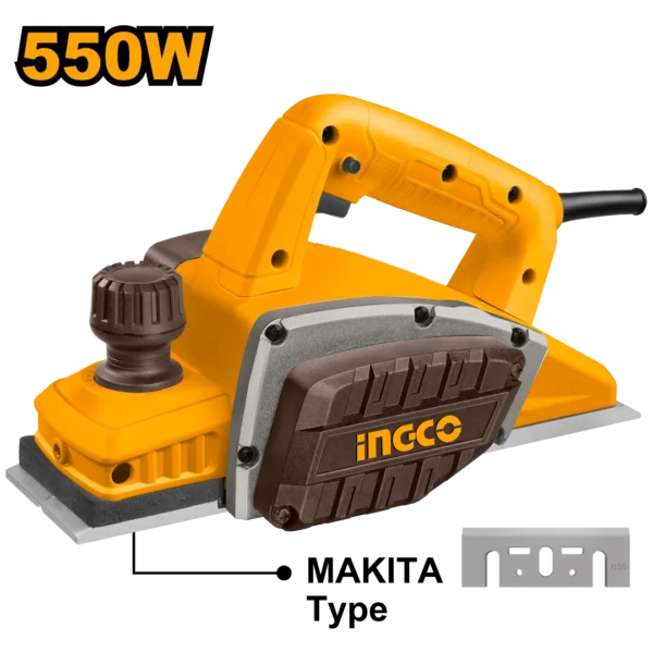 Raboteuse électrique INGCO PL5508 – 550W compacte et précise - fingodor.com