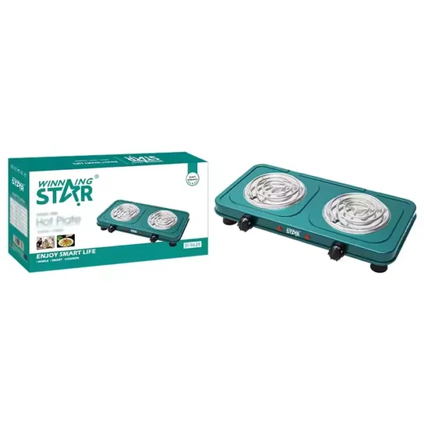 Plaque de Cuisson Double Winning Star | Compacte & Puissante - fingodor.com