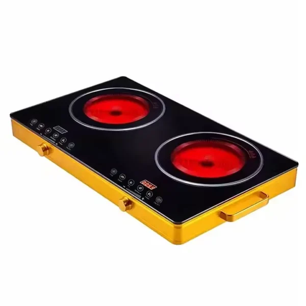 Plaque de Cuisson Vitrocéramique Double | Design & Performance - fingodor.com