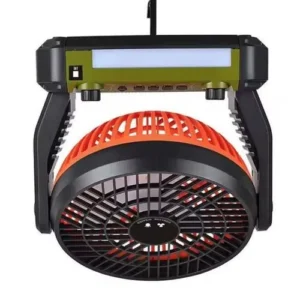 Enceintes Solaires Multifonctionnelles, Ventilateur, éclairage LED, Radio FM, Télécommande Avec Audio Bluetooth – Image 3