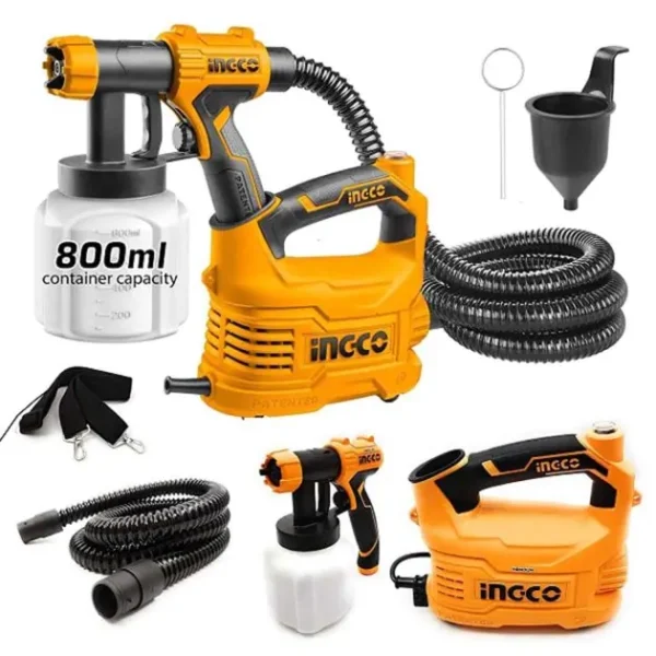 Pistolet INGCO SPG5008 – 500W, tuyau flexible, 800ml - fingodor.com