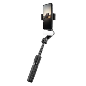 Stabilisateur pro avec lumière  – Porodo QuadBase Gimbal – Image 1