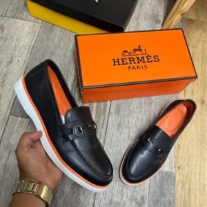 Mocassins en Cuir Noir – Style classique revisité – Image 1