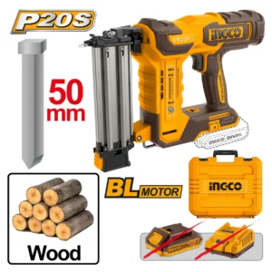 Cloueur INGCO Brushless 20V – Jusqu’à 50mm, sans fil – Image 1