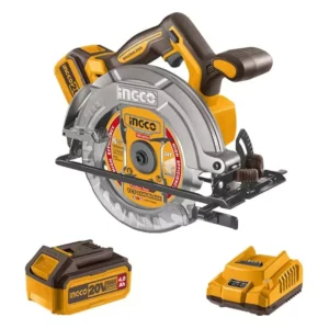 Scie circulaire INGCO 20V Brushless – Lame 165 mm, 4.0Ah
